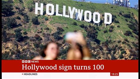 The Hollywood sign officially turns 100